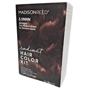 Madison Reed Radiant Hair Color Kit 5.5NNN MODENA True Medium Brown 1 App.